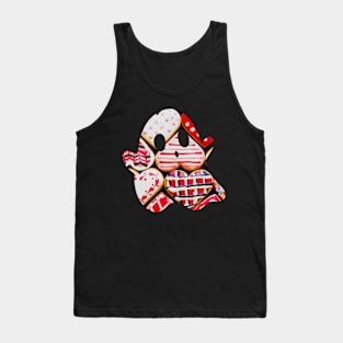 Valentines Heart Cookies Ghost Tank Top